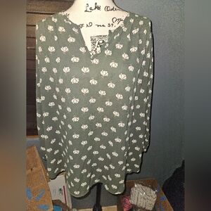 Fun2fun Long Sleeve BlousenSize 2x